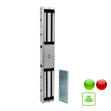 S4A EL-1200DS Double Door 500KG Magnetic Lock with LED & Lock Sensor