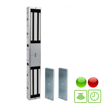 S4A EL-800DST Double Door 350KG Magnetic Lock with Timer Delay