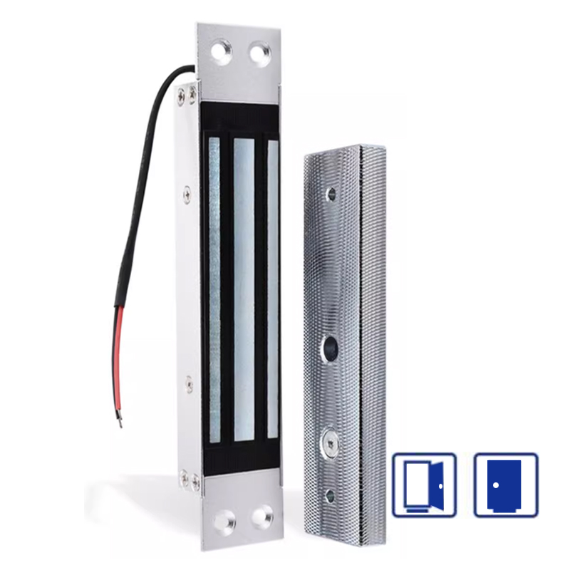 S4A EM-350TS Mortise Mount 180KG Magnetic Lock with Signal Output