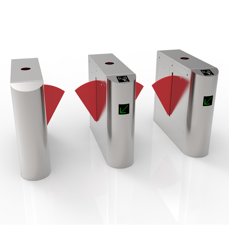 S4A-300 High Turnstiles Flap Barrier Gate Rustproof Long Lifespan